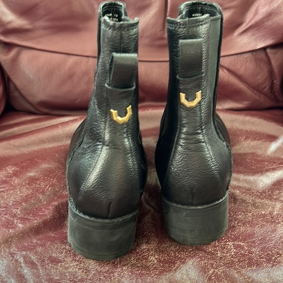 Cole Haan waterproof camea black leather Chelsea booties women’s 11 - Picture 3 of 8